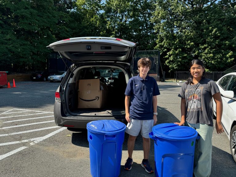 Net Love picks up tennis balls from Westfield Outdoor Tennis Club