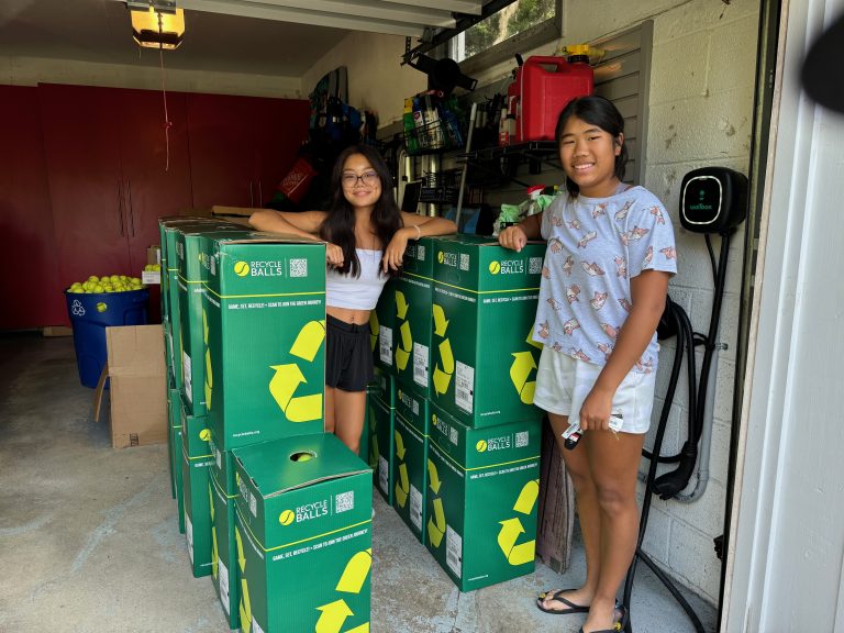 Net Love sends one shipment with 21 boxes to Recycleballs